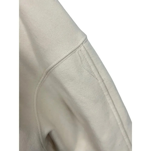 Fabletics Mira Pullover Latte Plus Size 1X Asymmetrical V-Neck Stretch Women’s - Picture 6 of 8